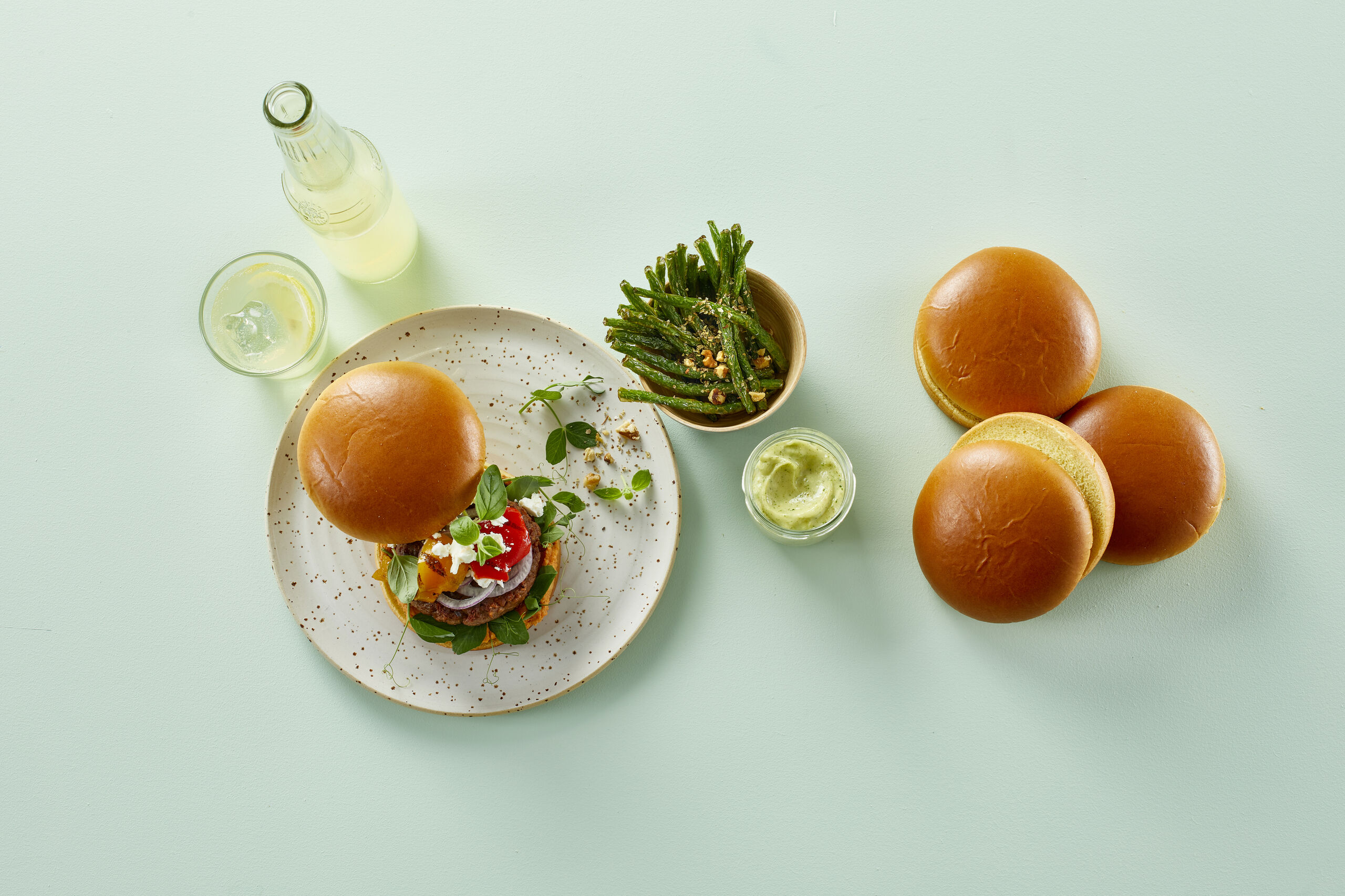 Brioche Style Burger Print 3500x2623