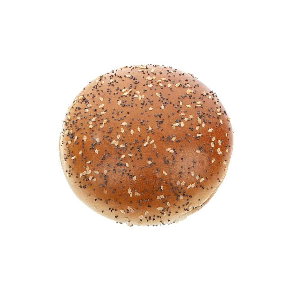 SESAME & POPPY SEEDS GLAZED BUN_65701