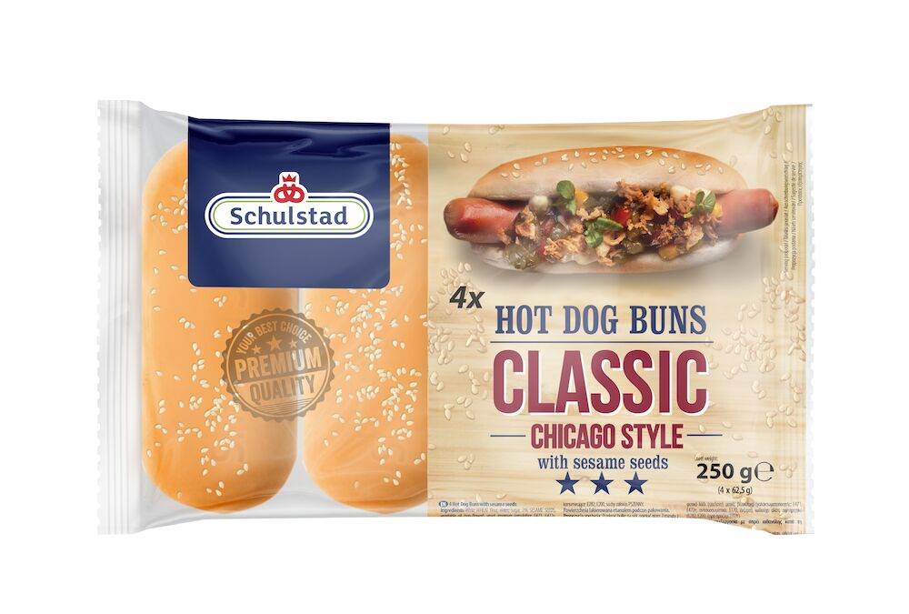 Clasic HotDog sesame-buns_